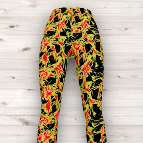 Men's Wrestling Tights - Abstract Print