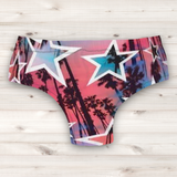 Men's Wrestling Trunks - Miami Print