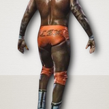 Men's Wrestling Trunks - Action Painting Print