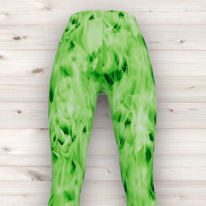 Men's Wrestling Tights - Acid Flare Print