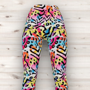 Men's Wrestling Tights - Party Print