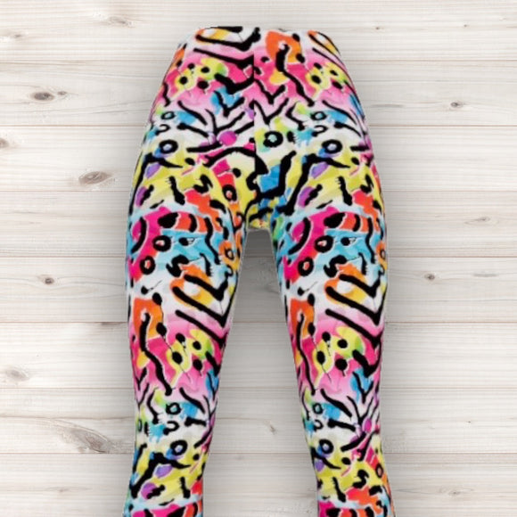 Men's Wrestling Tights - Party Print