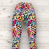 Men's Wrestling Tights - Party Print