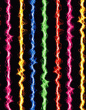 a multicolored image of a black background