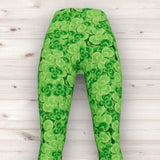 Men's Wrestling Tights - Clover Print