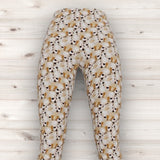 Men's Wrestling Tights - Skulls Print