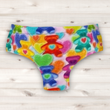 Men's Wrestling Trunks - Gummy Print