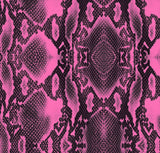 a pink and black snake skin pattern