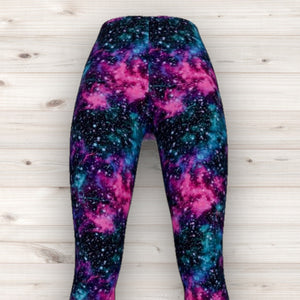Men's Wrestling Tights - Space Print