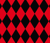 a black and red checkered pattern is shown