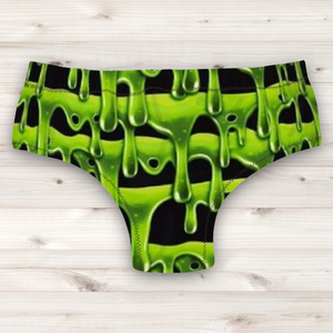 Men's Wrestling Trunks - Slime Print