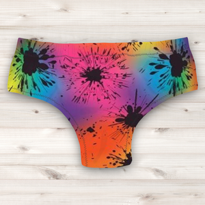 Men's Wrestling Trunks - Splat Print