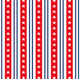 a red, white and blue striped background with stars