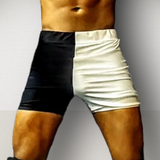 Men's Wrestling Biker Shorts - Shiny