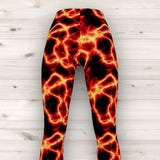Men's Wrestling Tights - Lightning Print
