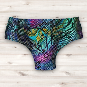 Men's Wrestling Trunks - Serpent Print