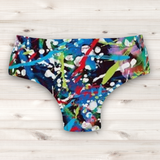 Men's Wrestling Trunks - Blaster Print