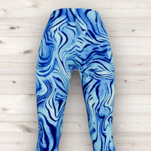 Men's Wrestling Tights - Tiger Swirl Print