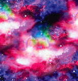 a colorful space filled with lots of stars