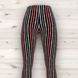 Men's Wrestling Tights - Multi Wire Print