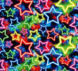a multicolored background with stars on it