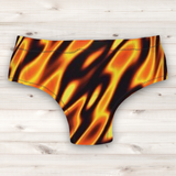 Men's Wrestling Trunks - Mirage Lava Print