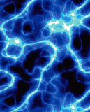 a blue and black background with water bubbles