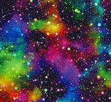 a colorful space filled with lots of stars