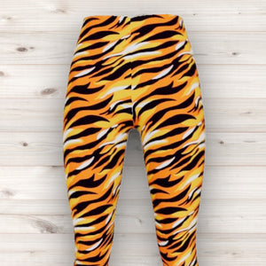 Men's Wrestling Tights - Toon Tiger Print