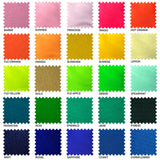 a color chart of different colors of fabric