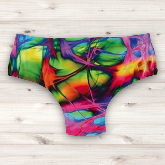 Men's Wrestling Trunks - Multi Vapour Print