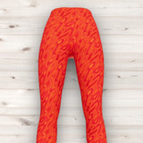 Men's Wrestling Tights - Lava Mirage Print
