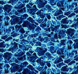 a close up of a blue marble surface