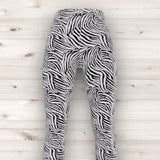 Men's Wrestling Tights - Zebra Print