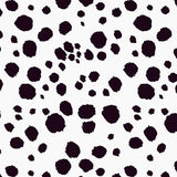 a black and white spotted animal print pattern