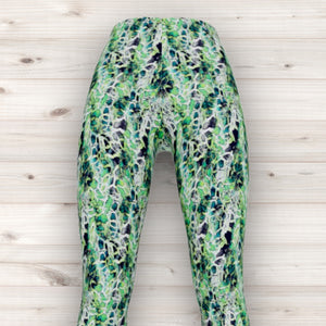 Men's Wrestling Tights - Snakeskin Print