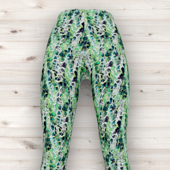 Men's Wrestling Tights - Snakeskin Print