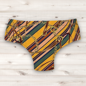 Men's Wrestling Trunks - Bronco Print