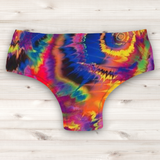 Men's Wrestling Trunks - Tie Dye Print