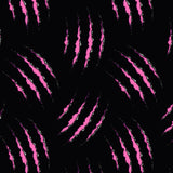 a black background with pink and white lines