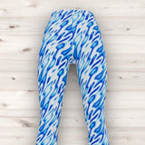 Men's Wrestling Tights - Ice Mirage Print