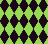 a green and black checkered pattern with black squares