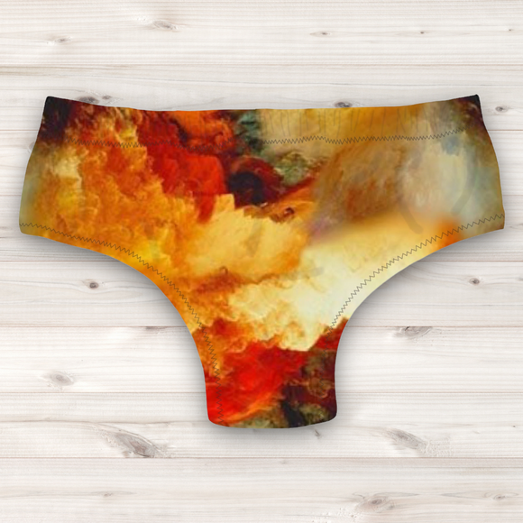 Men's Wrestling Trunks - Venetian Print