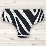 Men's Wrestling Trunks - Zebra Print