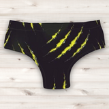 Men's Wrestling Trunks - Yellow Claw Print