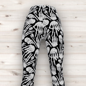 Men's Wrestling Tights - Bones Print