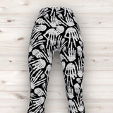 Men's Wrestling Tights - Bones Print