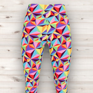 Men's Wrestling Tights - Fragment Print