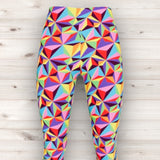Men's Wrestling Tights - Fragment Print