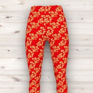 Men's Wrestling Tights - Blossom Print